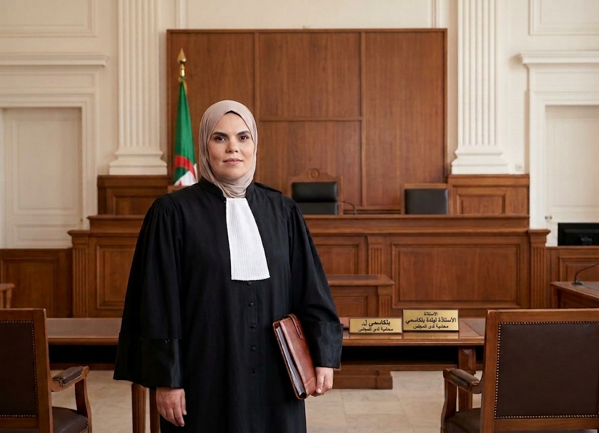 الأستاذة ليندة بلقاسمي — المكتب — خميس مليانة